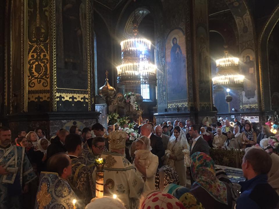 Тимошенко похрестила онучку у Володимирському соборі - фото 2