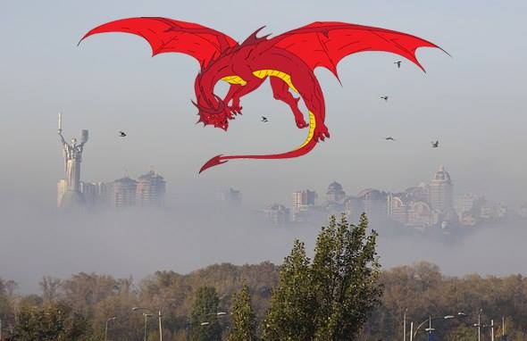 Їжачок в тумані і гламурний протигаз: ТОП-13 приколів про смог у Києві - фото 4