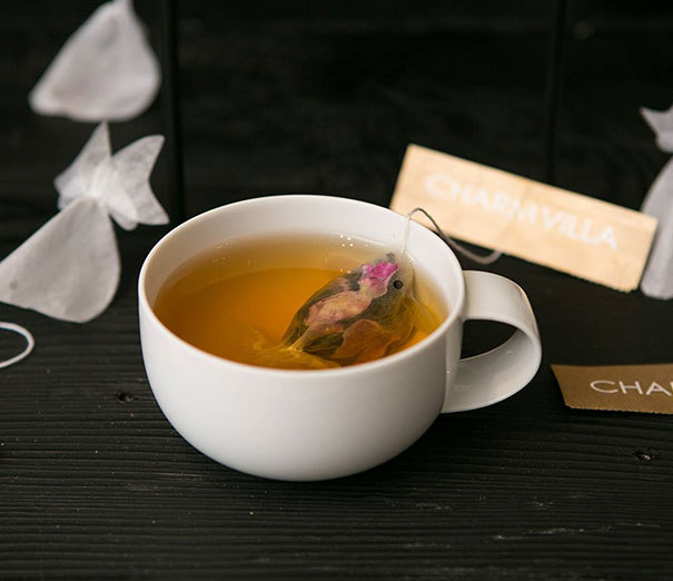 Як виглядають пакетики чаю у вигляді золотих рибок  - фото 2