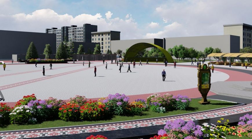 У Слов'янську головна площа після реконструкції перетвориться на гігантське коло (ФОТО) - фото 1