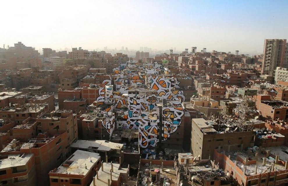Гігантський мурал у Каїрі простягнувся на 40 будинків - фото 1