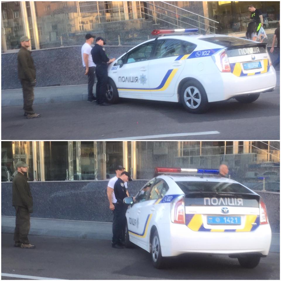 Київська поліція оштрафувала "наркоборця" Ківу за неправильне паркування BMW 7 - фото 1