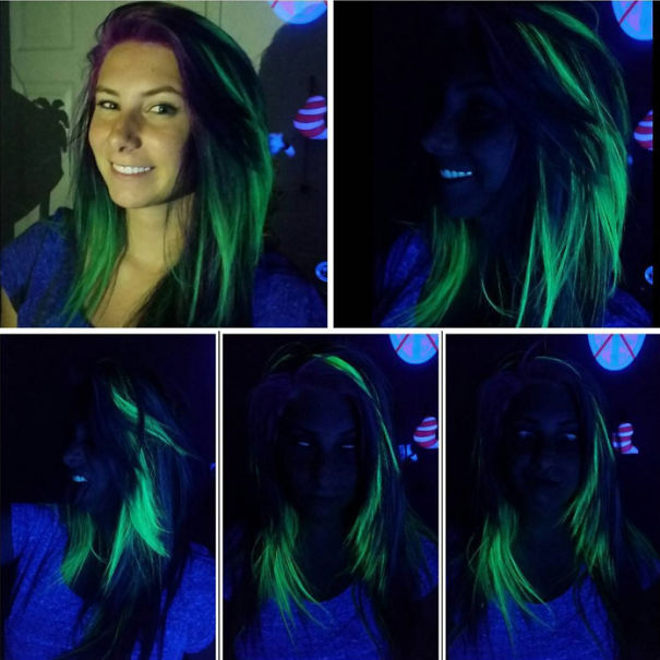 Новий тренд волосся, яке світиться у темряві, підірвав інтернет  - фото 1