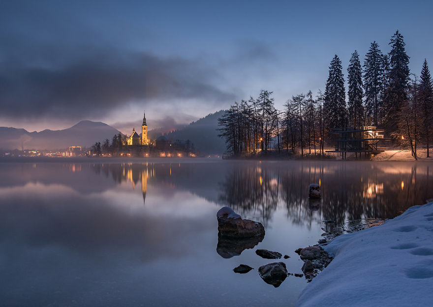 Фотограф подарував світу зимову казку зі Словенії - фото 1