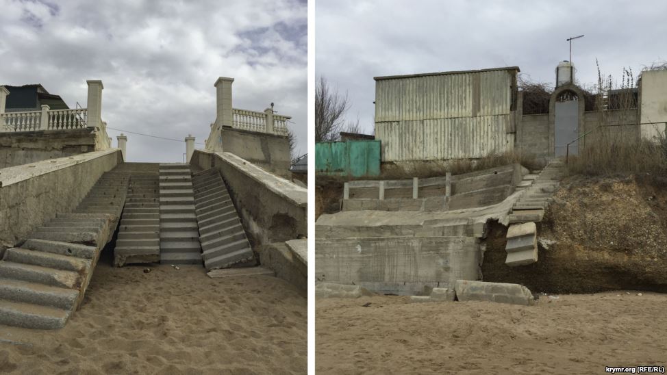 Розбиті сходи, брудні пляжі: у Криму показали готовність до курортного сезону (ФОТО) - фото 4