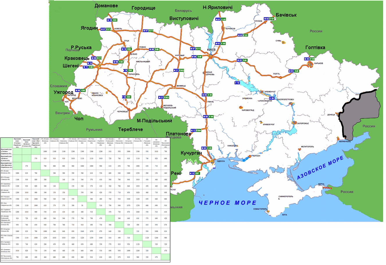 По всьому Заходу: Україна визначила маршрути для російських фур (КАРТА) - фото 1