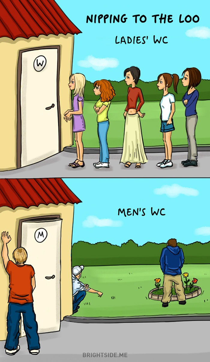 Жінки vs чоловіки: 14 яскравих відмінностей у коміксах - фото 4