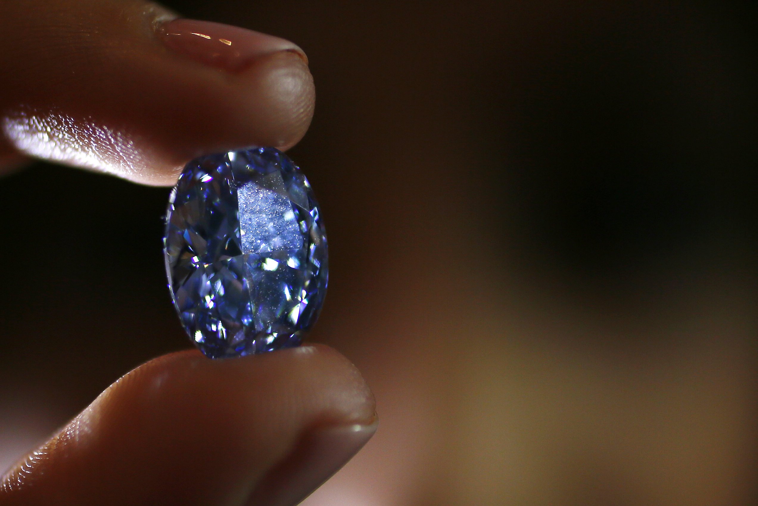 Найбільший в світі блакитний діамант продадуть на аукціоні - фото 1