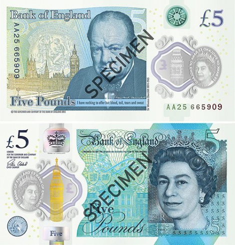 Першу пластикову банкноту запустив в обіг банк Англії - фото 1