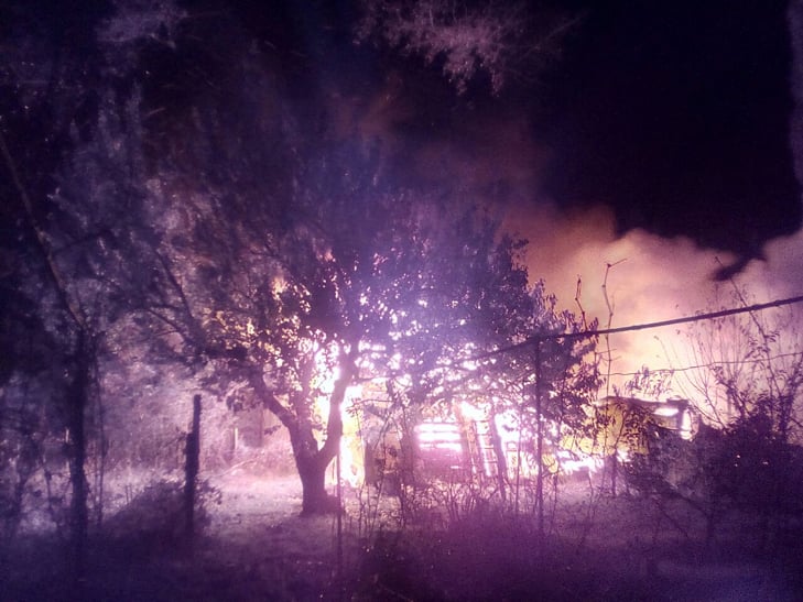 На острові Хортиця в масштабній пожежі горіли чотири будинки (ФОТО, ВІДЕО) - фото 1