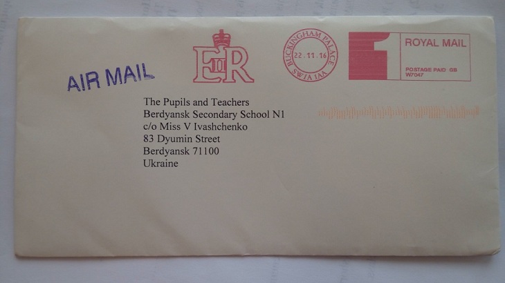 У Бердянській школі №1 понад півроку чекали листа від королеви Великобританії. І дочекалися    - фото 2