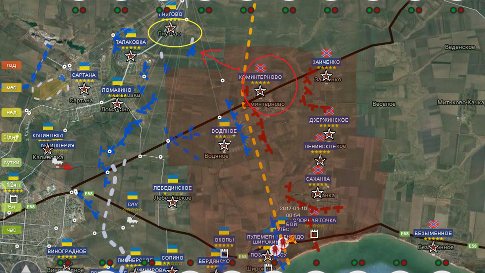 Гарячі вихідні в АТО. ЗСУ вирівнюють лінію фронту і тестують Горлівку (КАРТА) - фото 4 Гарячі вихідні в АТО. ЗСУ вирівнюють лінію фронту і тестують Горлівку (КАРТА) - фото 4