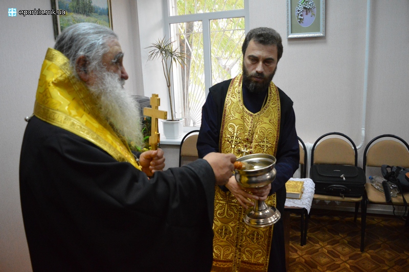 Миколаївський департамент соцзахисту освятили священники УПЦ Московського патріархата