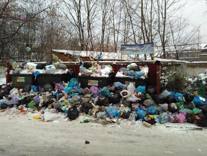 Гори сміття у Львові сягають другого поверху будинків (ВІДЕО, ФОТО) - фото 1
