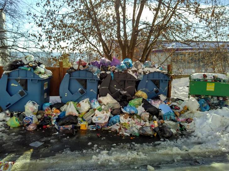 Як сніг оголив сміття Садового у Львові (ВІДЕО, ФОТО) - фото 2