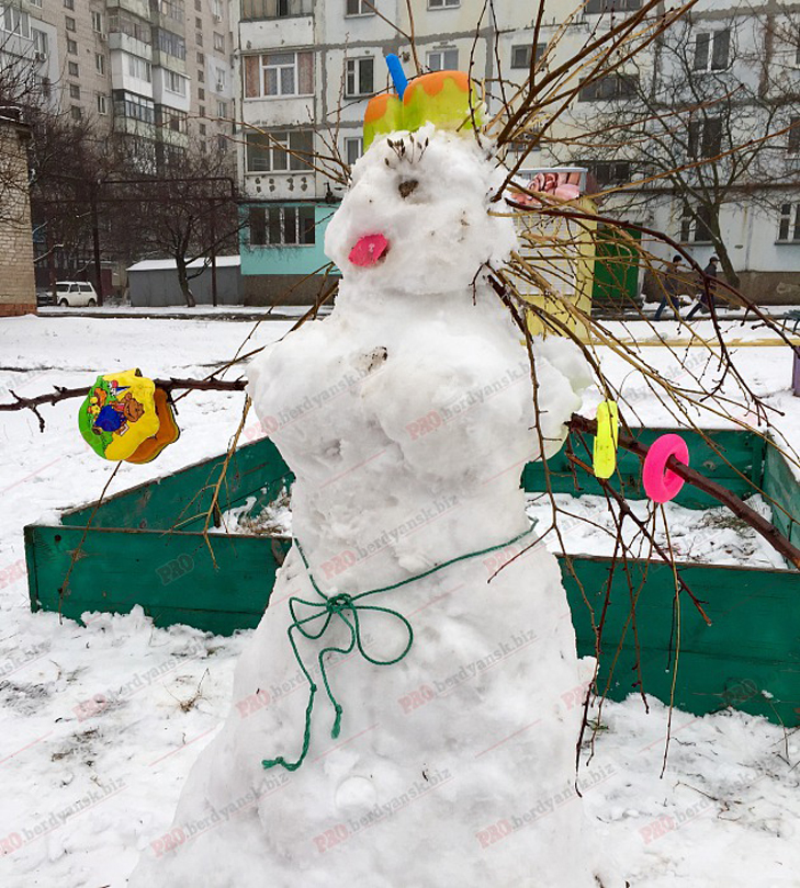 Парад сніговиків у Бердянську - фото 3