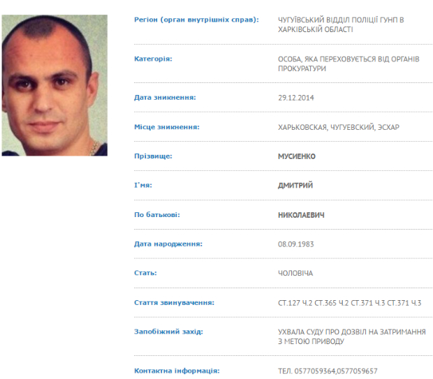 На Харківщині зник підозрюваний у катуваннях колишній міліціонер - фото 1