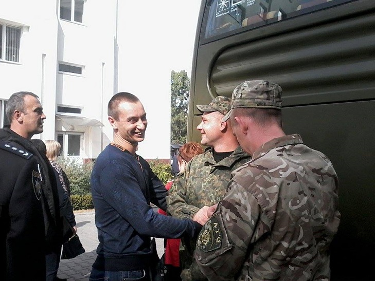 До Хмельницького повернулося 25 бійців спецроти «Богдан» після відрядження у зоні АТО