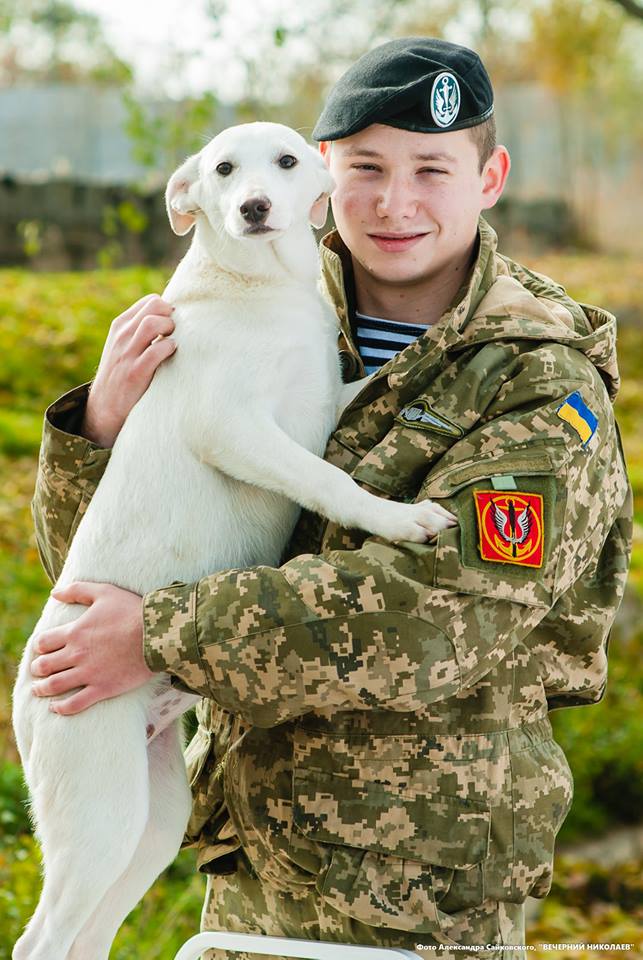 Миколаївські морпіхи дали старт акції пошуку домівки безпритуальним собакам