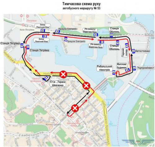 Як столичний транспорт змінить маршрут через марафон (СХЕМИ РУХУ)  - фото 3