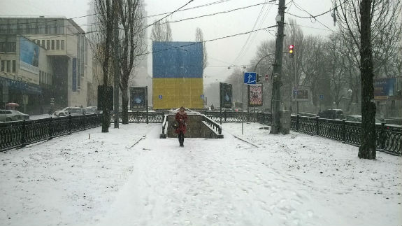 Як Київ накрило білосніжною "ковдрою"  - фото 4