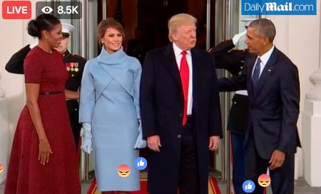 Дональд і Меланія Трамп почаюють з подружжям Обама (ФОТО, ВІДЕО) - фото 2