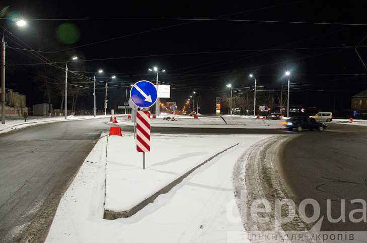 На виїзді з Вінниці облаштували ще один круговий рух - фото 1 На виїзді з Вінниці облаштували ще один круговий рух - фото 1