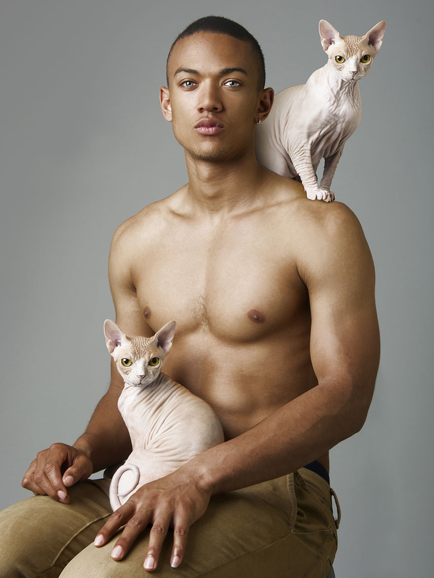 Сексуальні оголені чоловіки і котики: наймиліша фотосесія підірвала мережу - фото 6