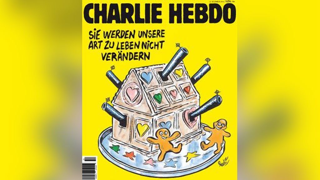 Charlie Hebdo відреагував на берлінський теракт пряником (ФОТО) - фото 1