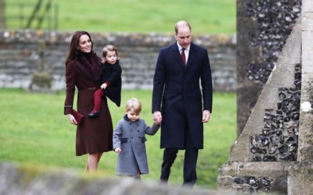 Як Кейт Мідллтон та принц Вільям водили дітей на різдвяну службу (ФОТО, ВІДЕО) - фото 3