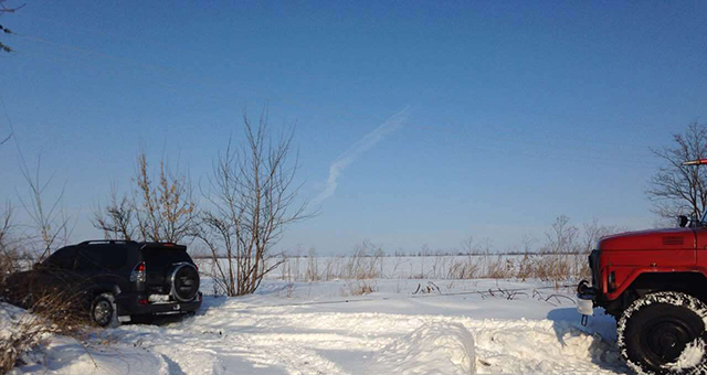 На Миколаївщині авто з дитиною застрягло снігу