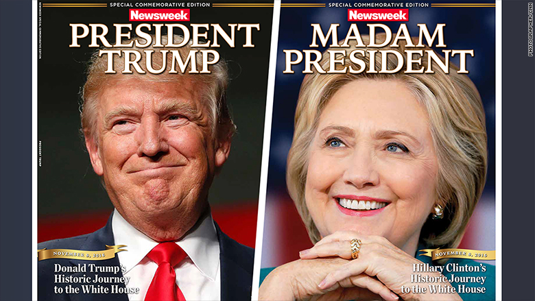 Американські ЗМІ оголосили президентами і Клінтон, і Трампа (ФОТО) - фото 1