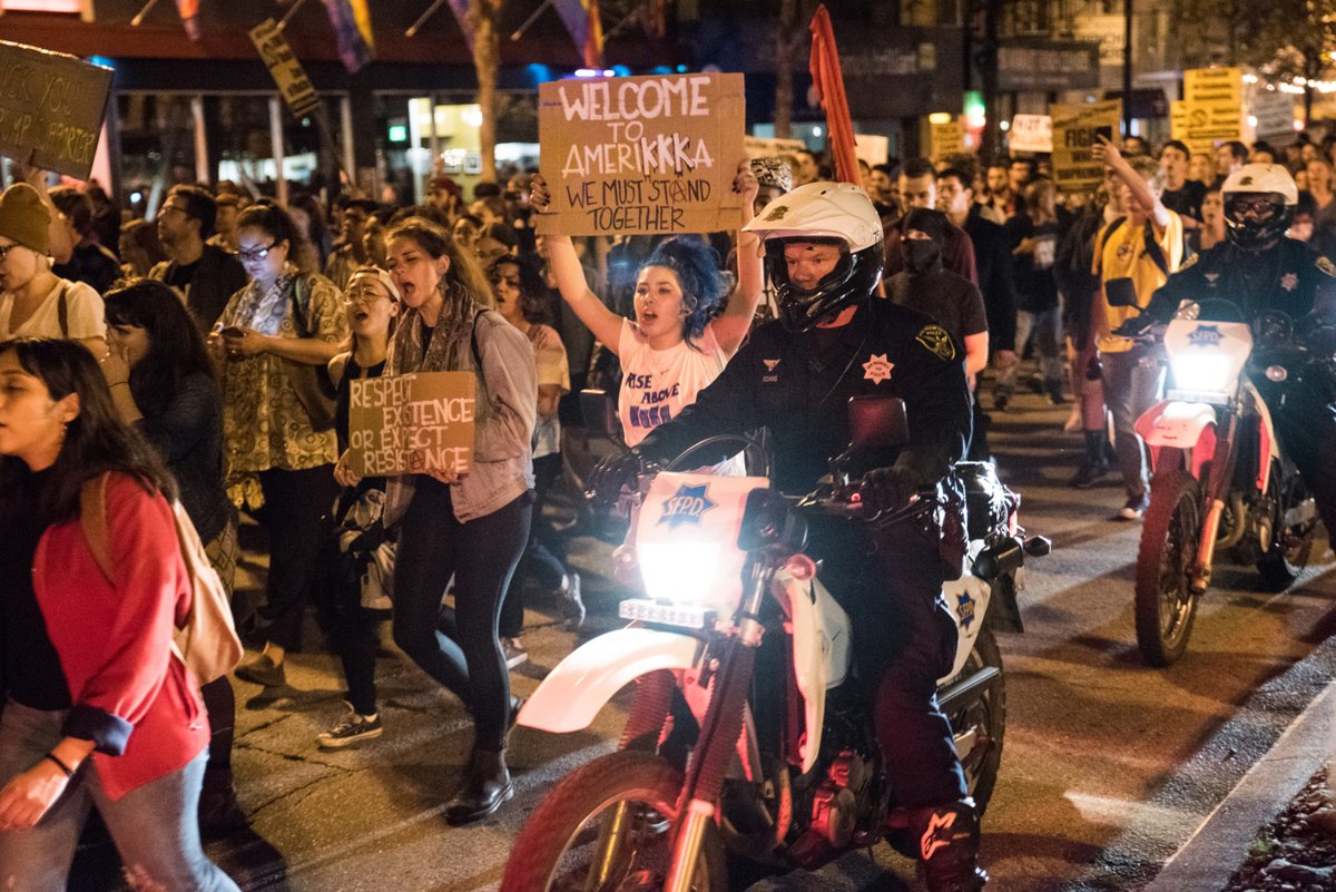 Як американці на вулицях лютують через Трампа (ФОТО, ВІДЕО) - фото 2