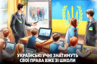 Українських учнів навчатимуть прав дитин…