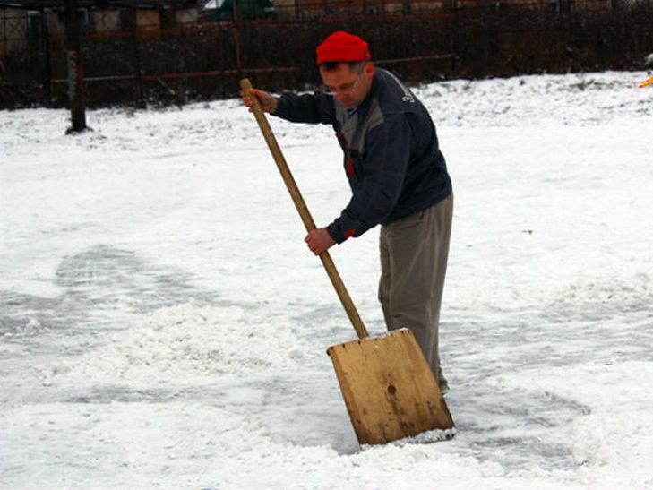 Двірник, який малює шедеври лопатою по снігу - фото 6