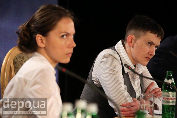 Прес-конференція Надії Савченко (ФОТОРЕПОРТАЖ) - фото 14