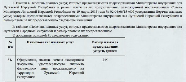 В "ЛНР" видають паспорти у форматі А4 за 245 грн (ФОТОФАКТ) - фото 2