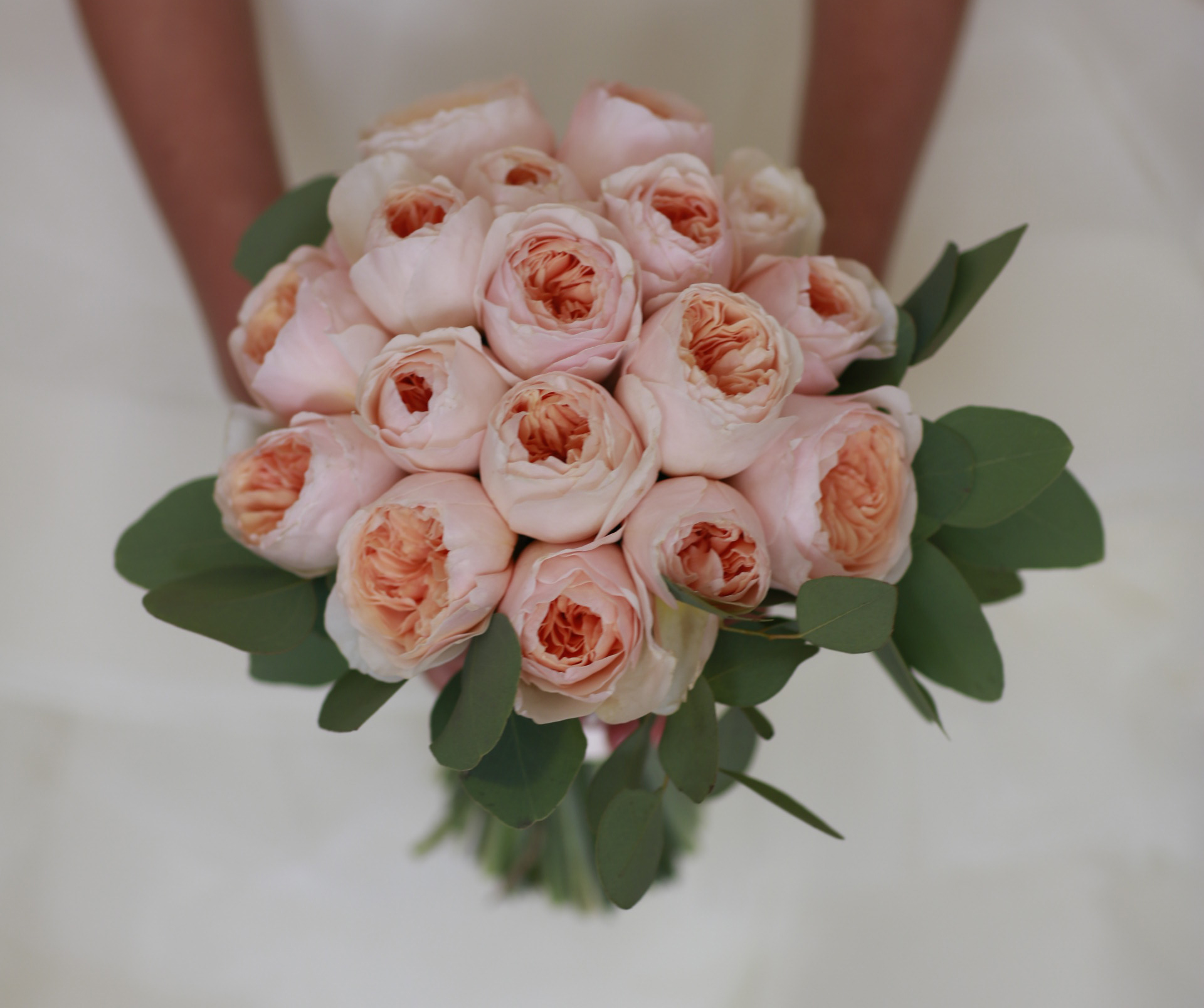 букет на свадьбу из роз