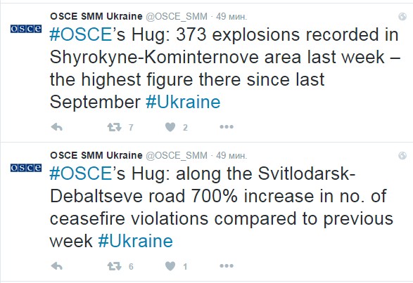 ОБСЄ підрахувала, що кількість обстрілів на Донбасі зросла втричі - фото 2