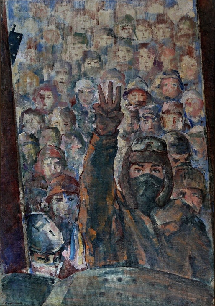 Одеський художник відобразив Майдан та АТО на своїх картинах - фото 4