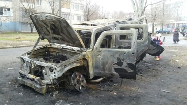 Спалений у Запоріжжі "Хаммер" належав сину екс-голови Запорізької облради - фото 1