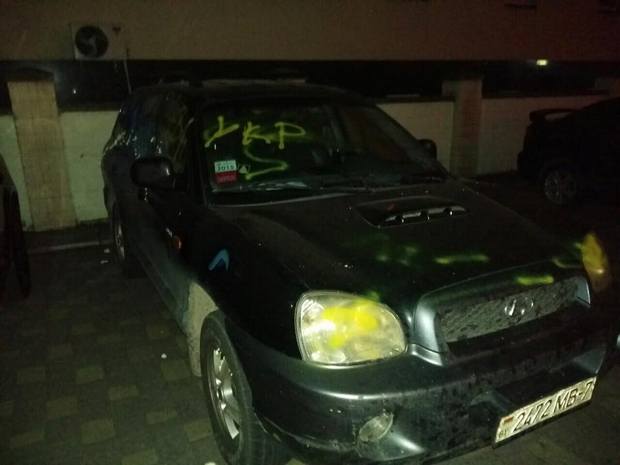 У Львові знайшли автомобіль із георгіївською стрічкою (ФОТО) - фото 2