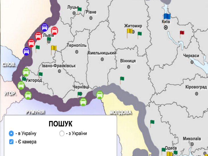 Відтепер всі пропуски кордону України є на он-лайн мапі - фото 2