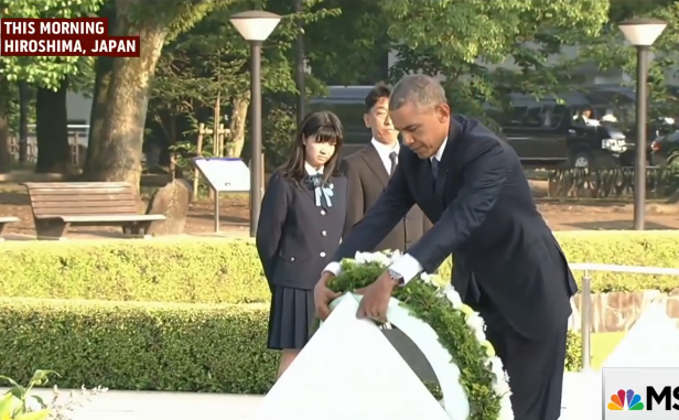 Як Обама вшанував загиблих в Хіросімі - фото 1