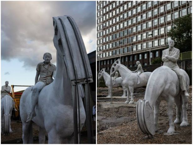 У Лондоні з'явилися скульптури, які можна побачити лише двічі на день - фото 2