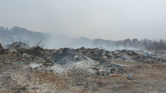 В Олександрії знову горить міське звалище сміття - фото 3