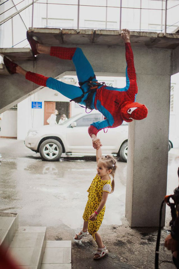 До дітей в Охматдит завітали супергерої (ФОТО) - фото 7