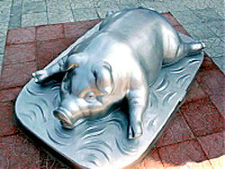 Пам'ятник свині на Полтавщині - фото 3