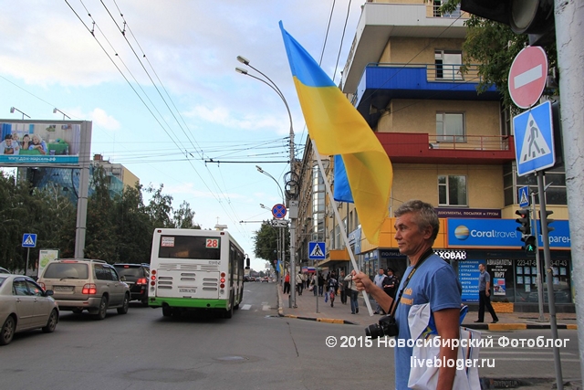 Як Новосибірськ вітав Україну з Днем незалежності (ФОТО, ВІДЕО) - фото 1