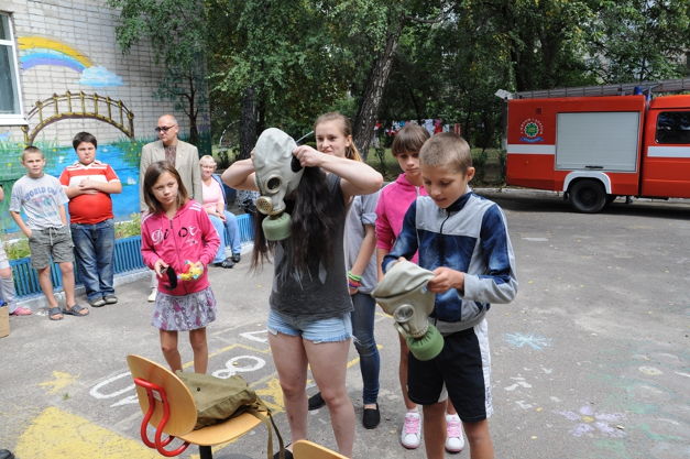 Рятувальники провели конкурси в центрі реабілітації дітей - фото 1